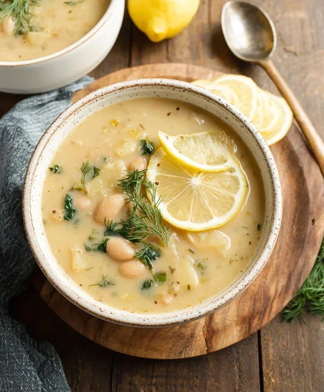 Lemon-Dill White Bean & Potato Soup