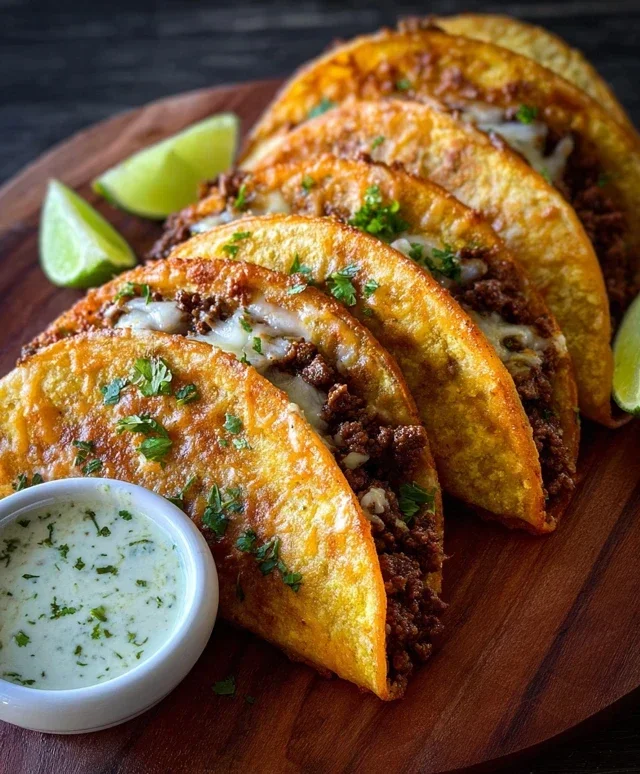 Crispy Ground Beef Tacos