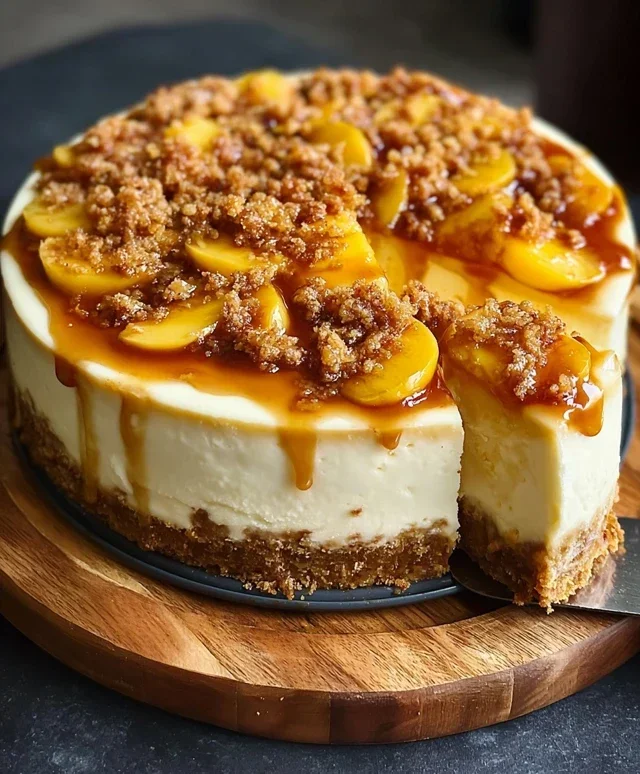 Peach Cobbler Cheesecake Recipe