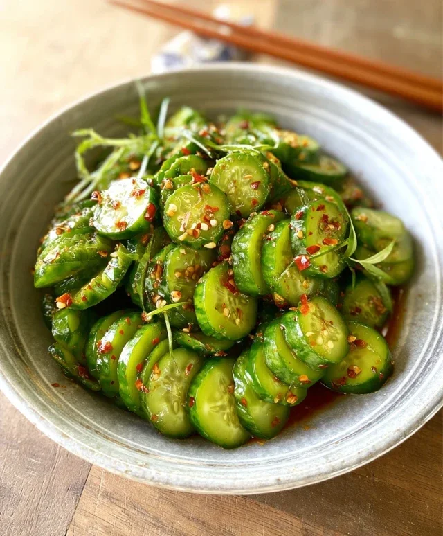 Spicy Asian Cucumber Salad