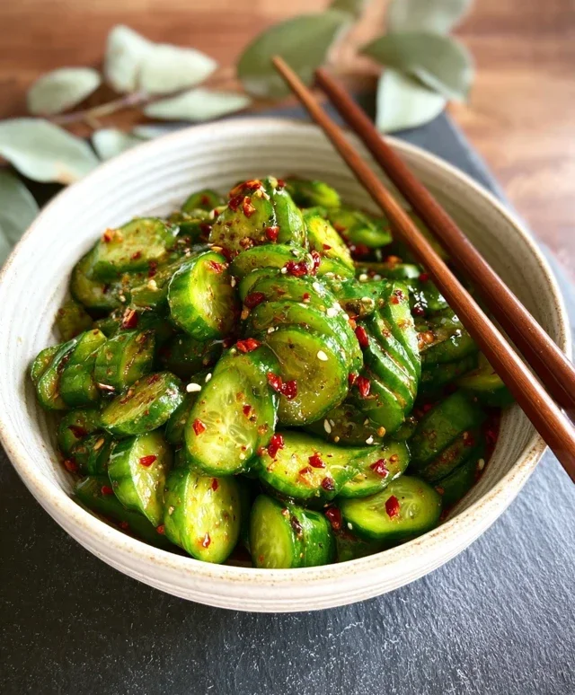 Spicy Asian Cucumber Salad