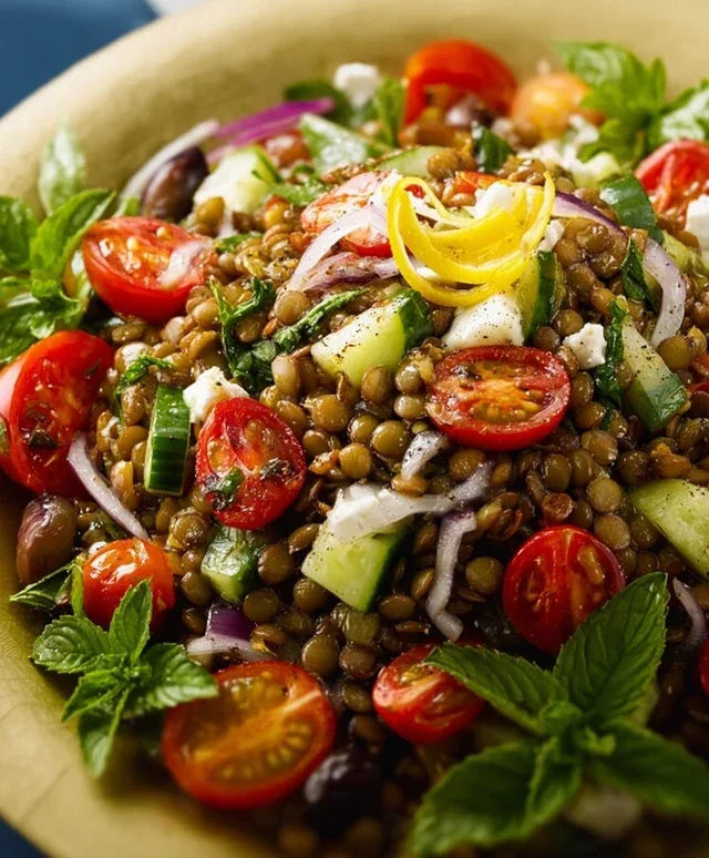 Mediterranean Lentil Salad