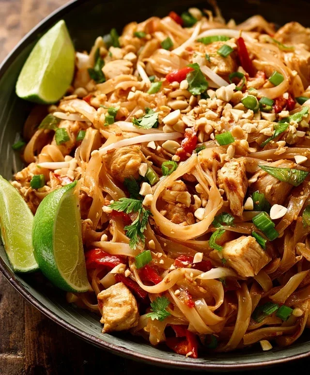 Chicken Pad Thai Dish