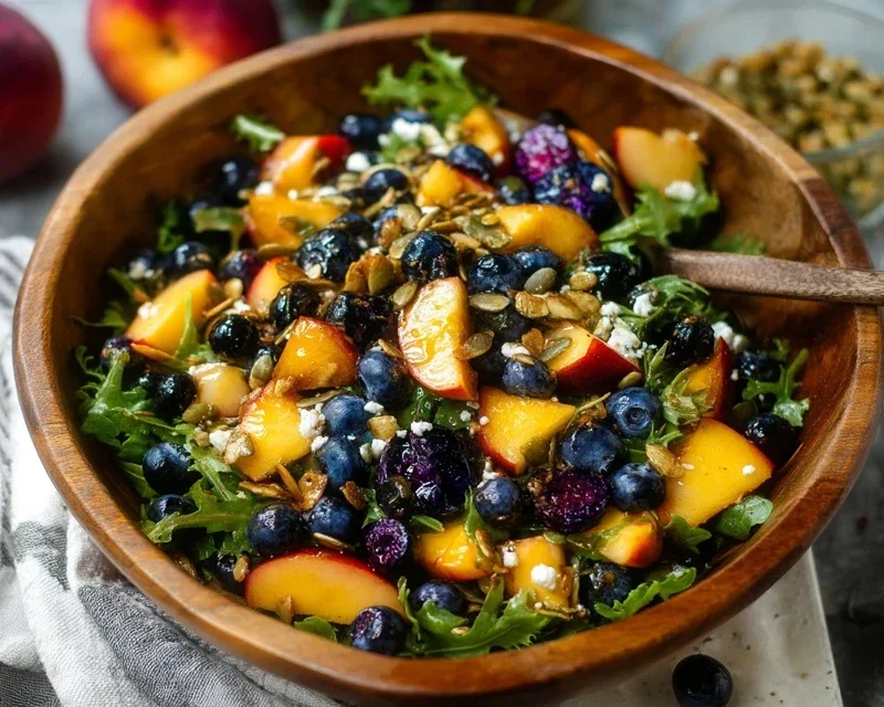 Summer Peach Fruit Salad