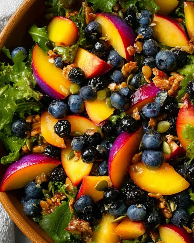 Summer Peach Fruit Salad