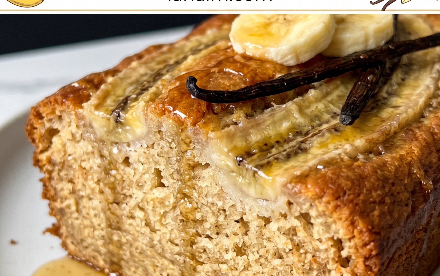 The BEST Honey Vanilla Banana Bread ~ Soft & Fluffy, Easy Recipe