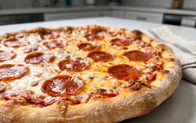 An excellent No Yeast Pizza Dough - quick easy homemade pizza!