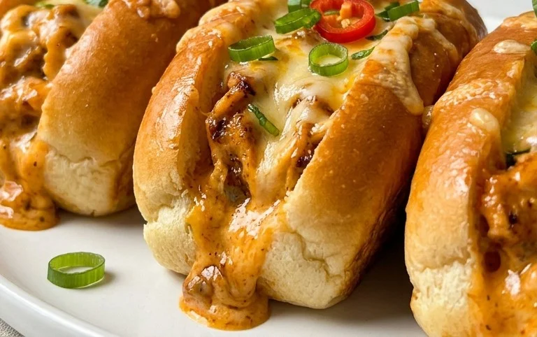 Cheesy Dynamite Chicken Buns