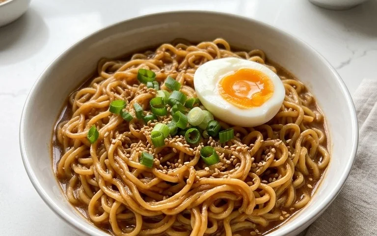 Easy Saucy Ramen Noodles