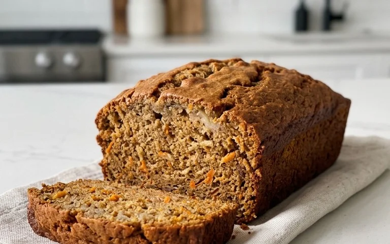 Dairy Free Carrot Cake Banana Bread