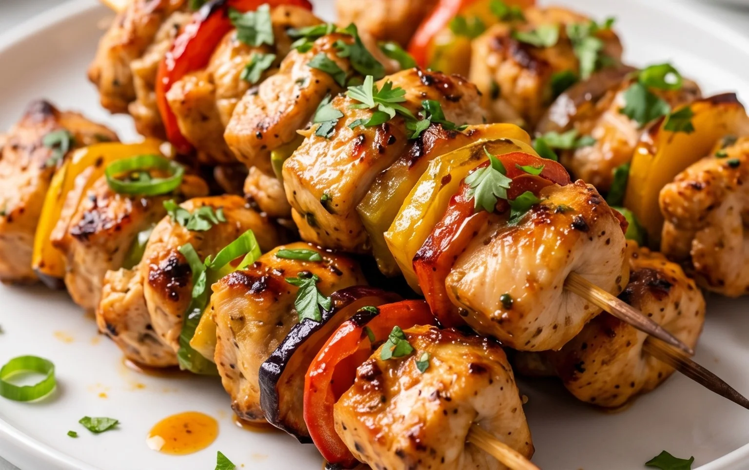 Air Fryer Chicken Skewers (VIDEO)