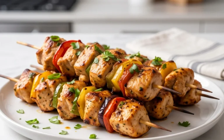 Air Fryer Chicken Skewers (VIDEO)