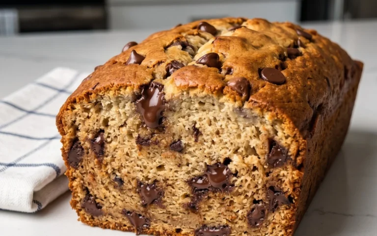 Easy Chocolate Chip Banana Bread