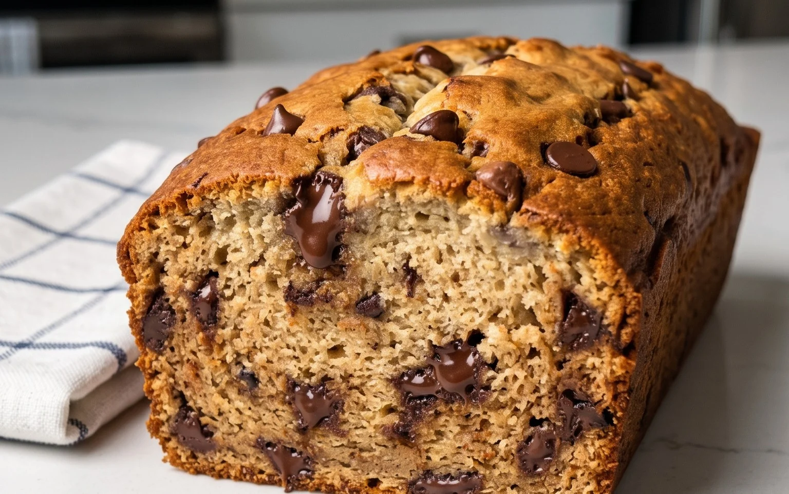Easy Chocolate Chip Banana Bread