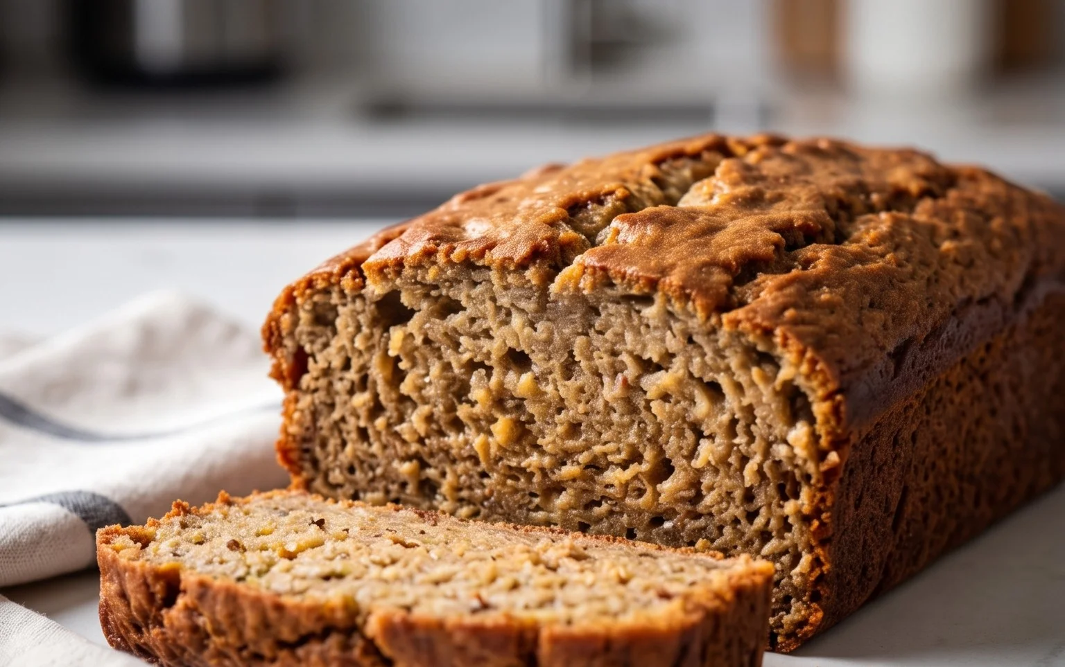 Healthy 5-Ingredient Flourless Banana Bread