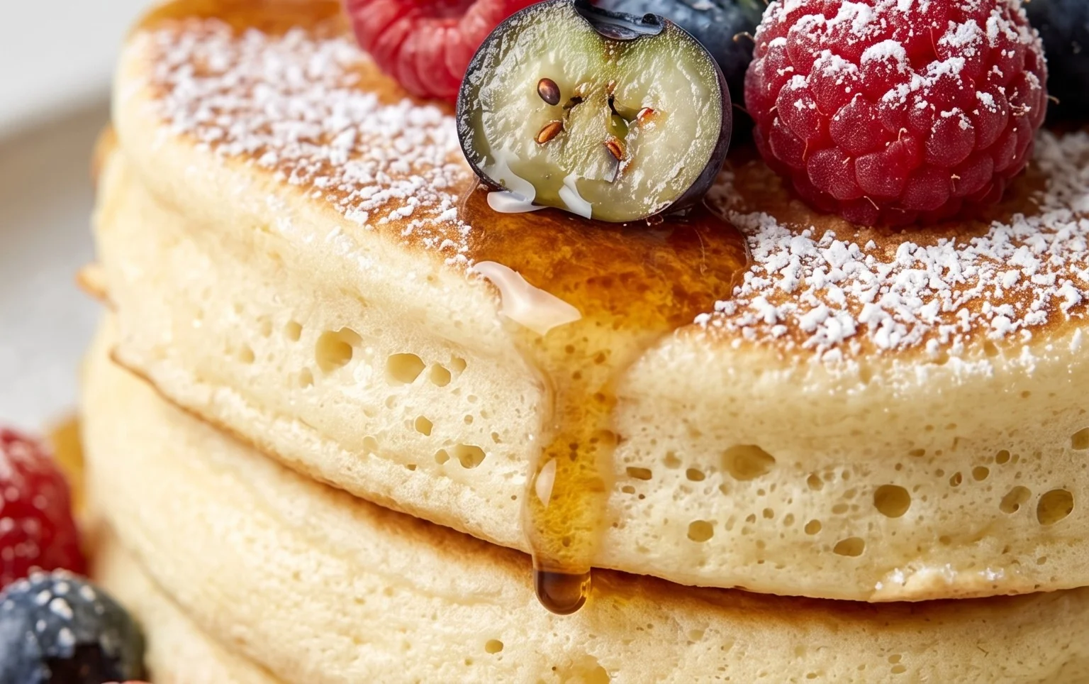 Fluffy Japanese Soufflé Pancakes
