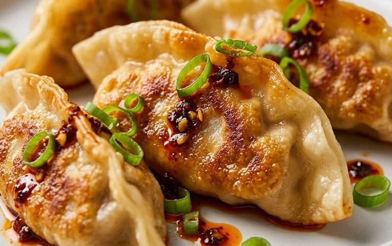 Chicken Potstickers (Pan Fried Dumplings)
