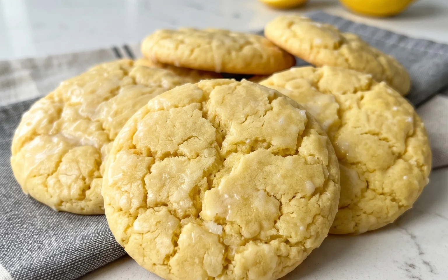 Soft & Chewy Lemon Cookies