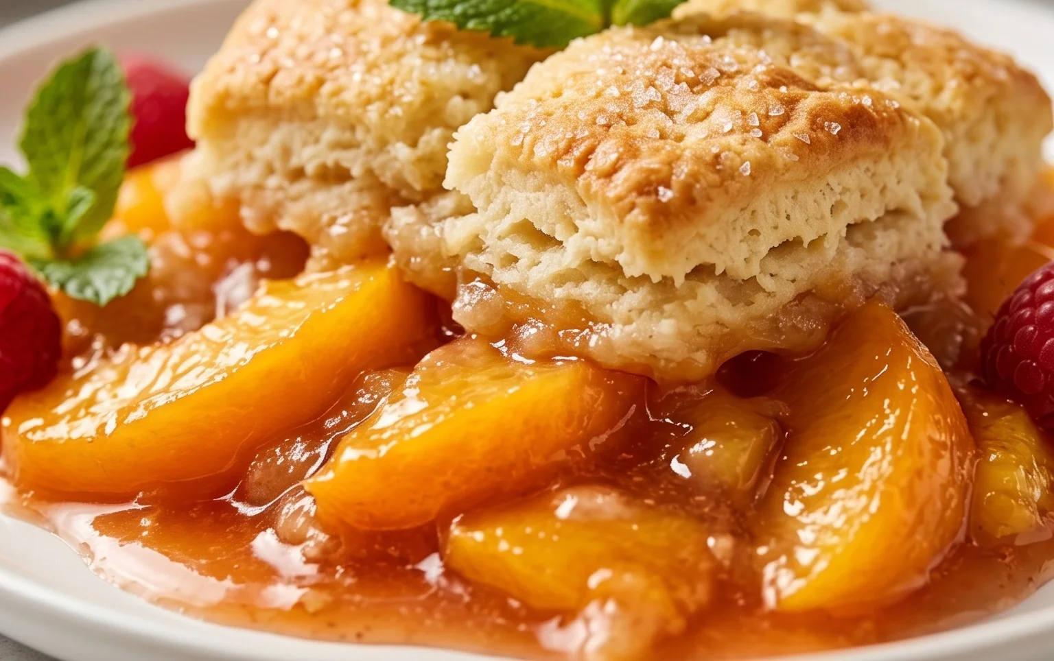 Fresh Peach Cobbler