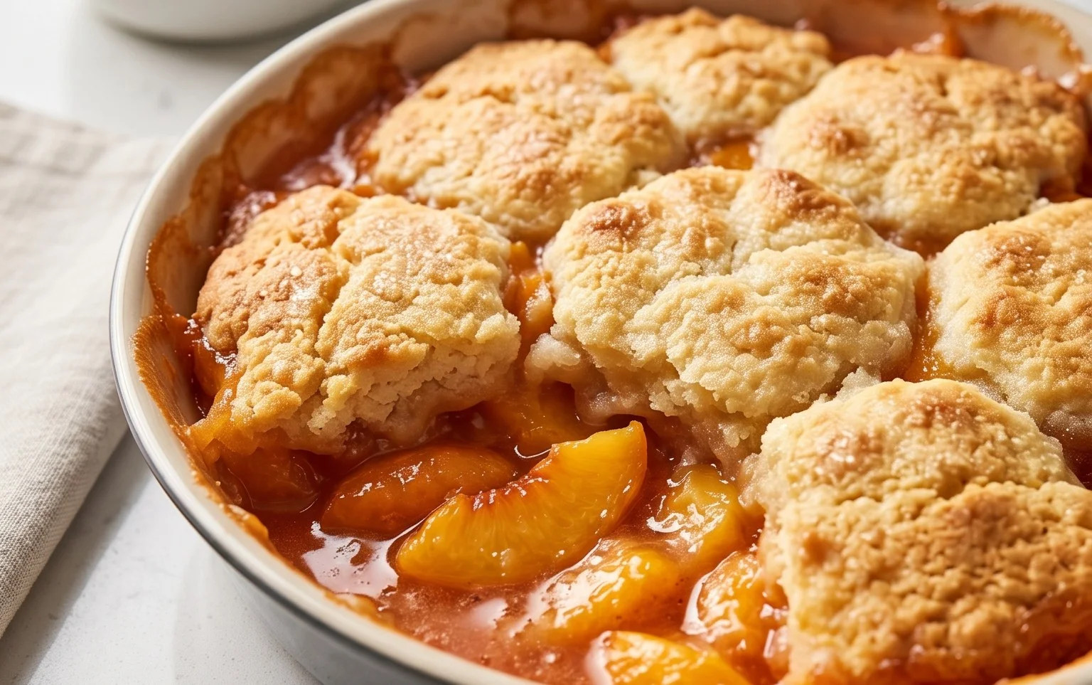 Fresh Peach Cobbler