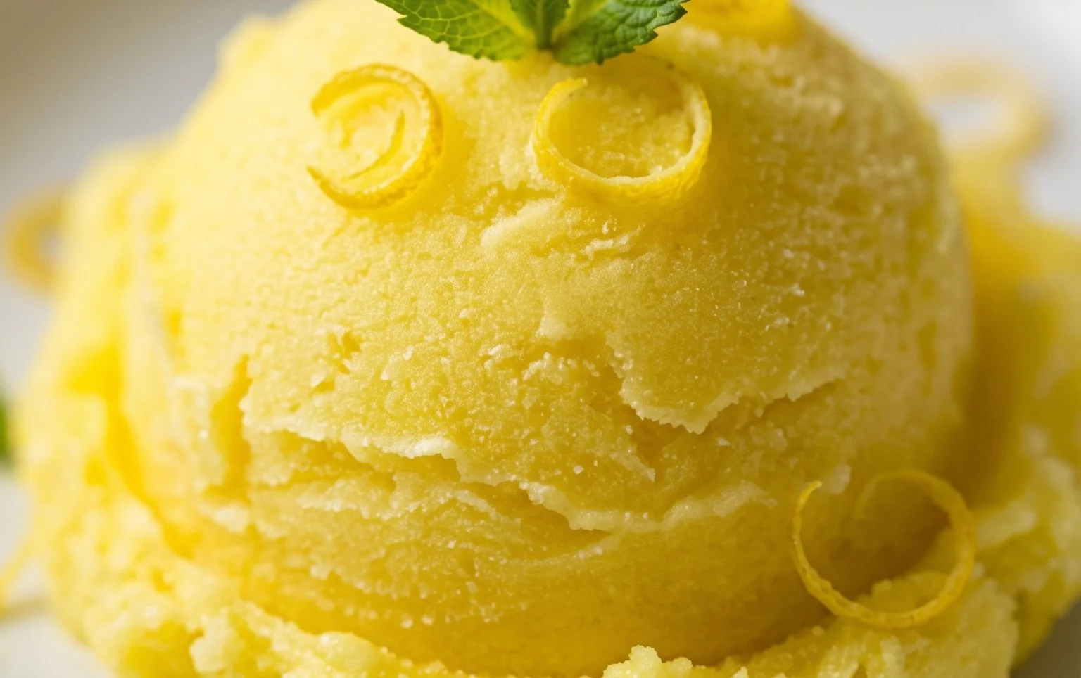 Lemon Sorbet