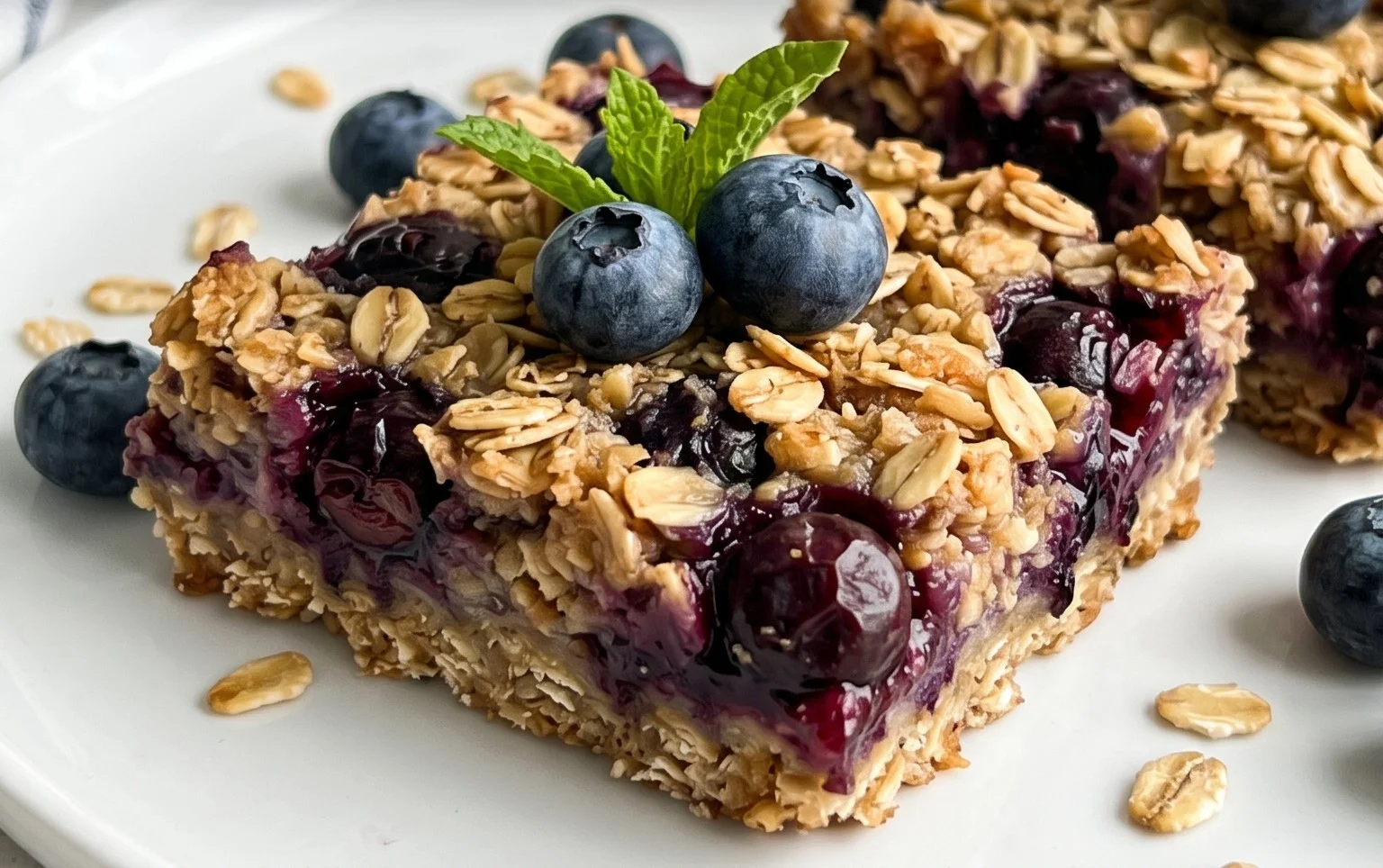 Blueberry Oatmeal Bars