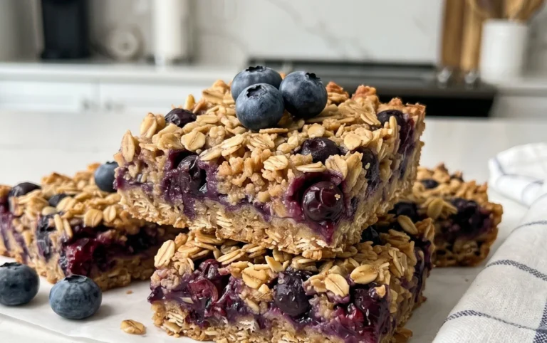 Blueberry Oatmeal Bars