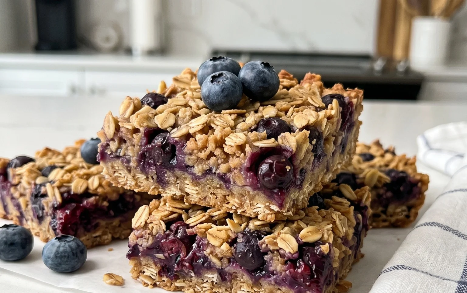 Blueberry Oatmeal Bars