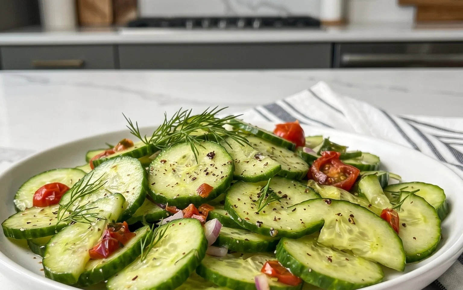 Polish Cucumber Salad