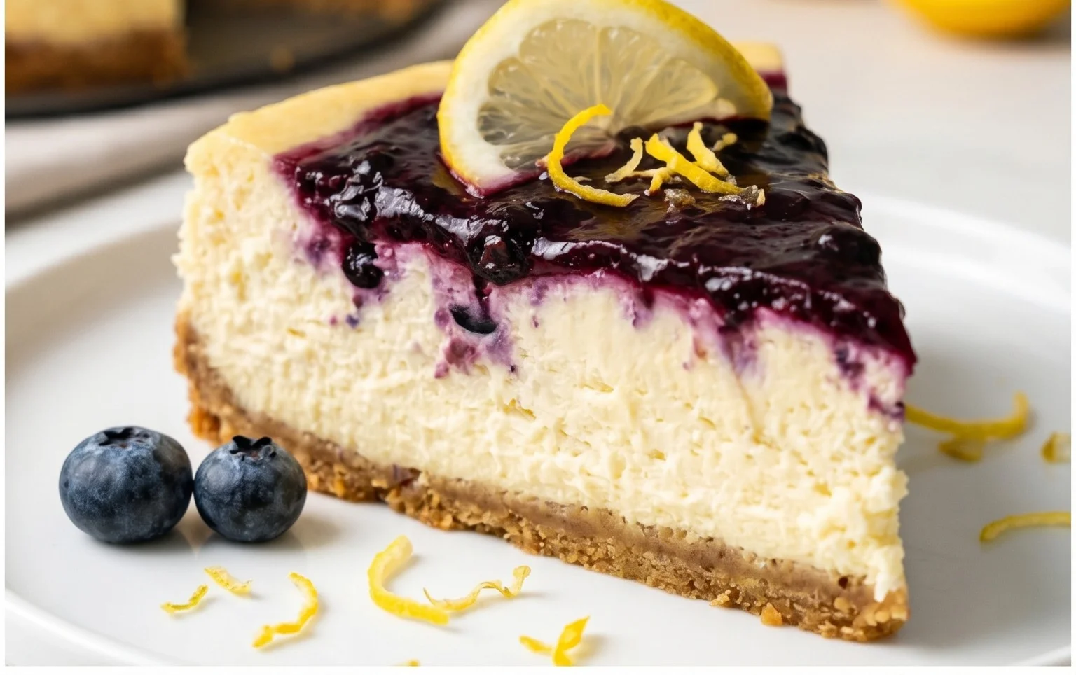 Lemon Blueberry Cheesecake