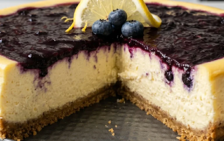 Lemon Blueberry Cheesecake
