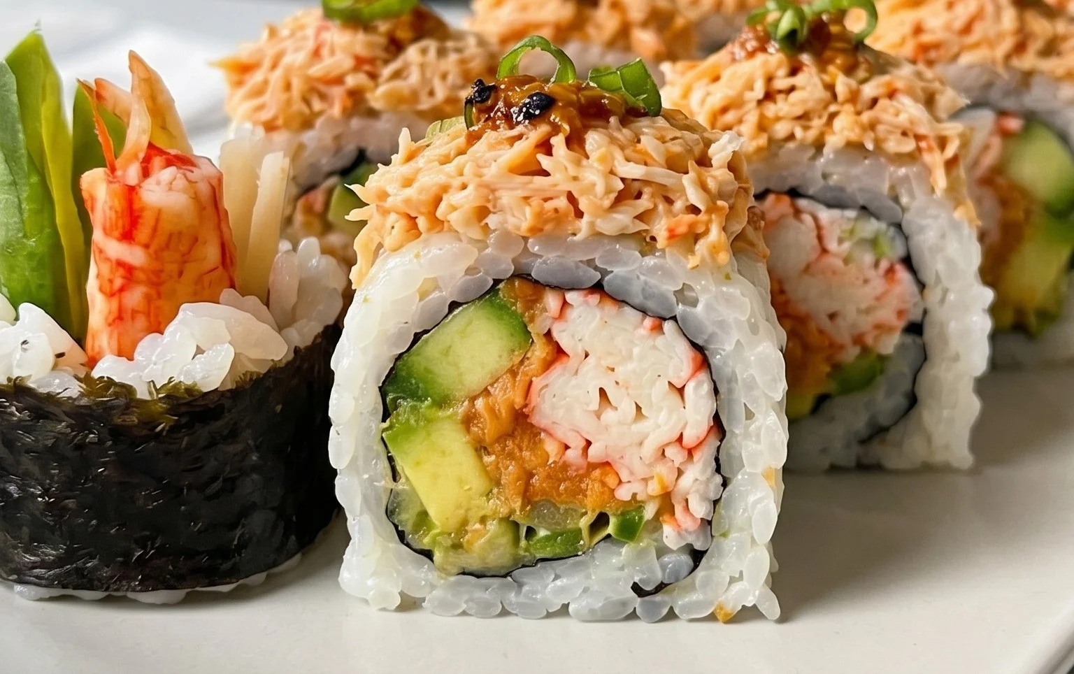 Kani Sushi (Spicy Crab Roll)
