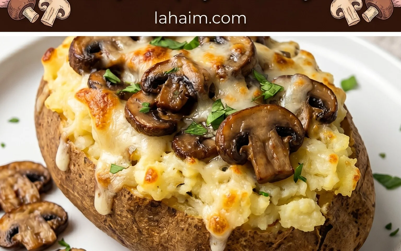 The Ultimate Stuffed Baked Potatoes with Mushrooms