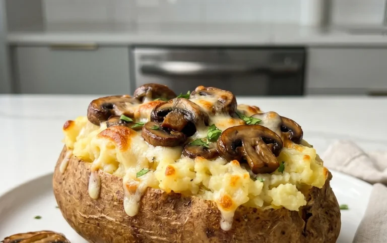 The Ultimate Stuffed Baked Potatoes with Mushrooms