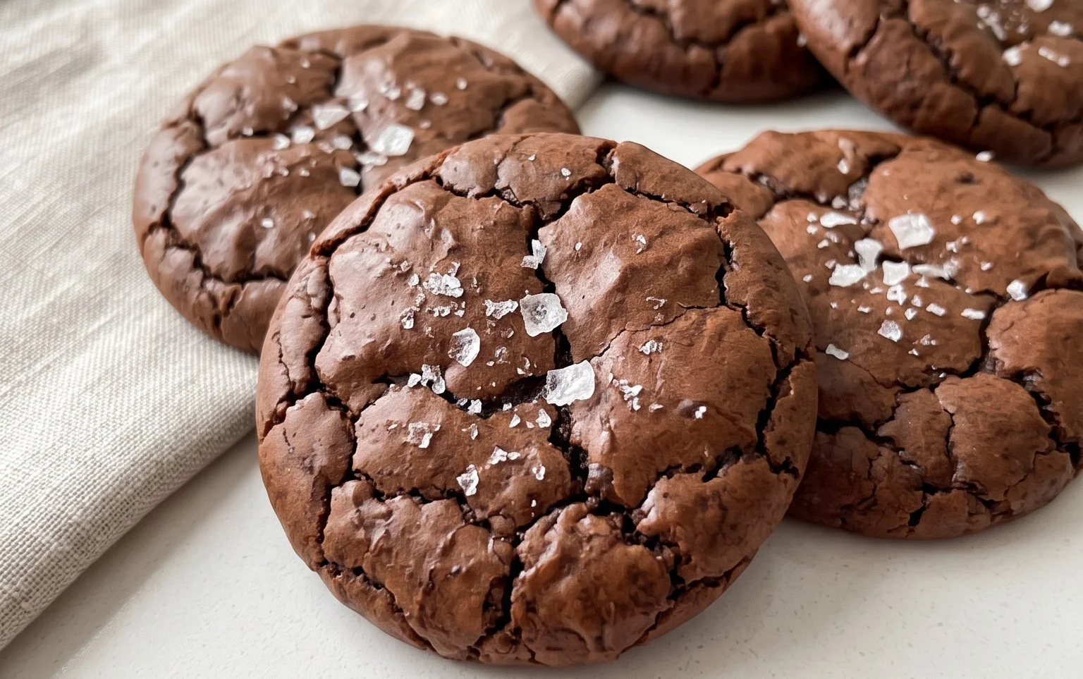 Salted Brownie Cookies