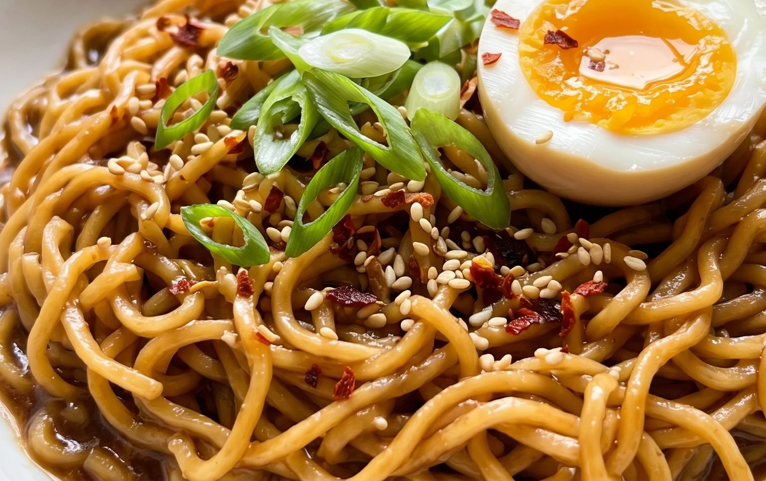 Easy Saucy Ramen Noodles