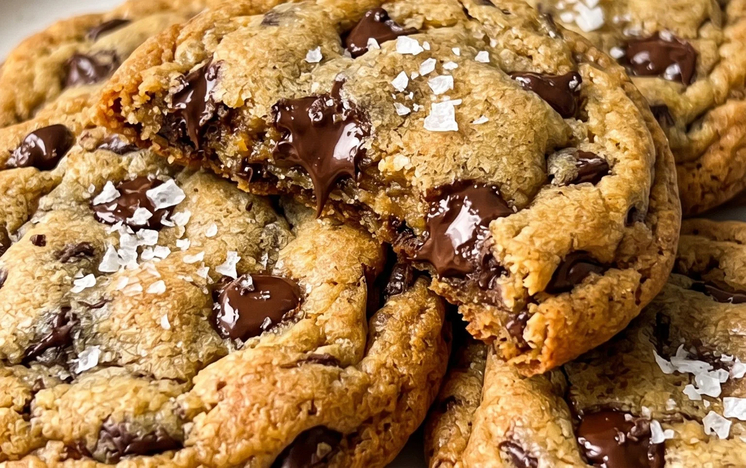Crispy and Chewy Chocolate Chip Cookies