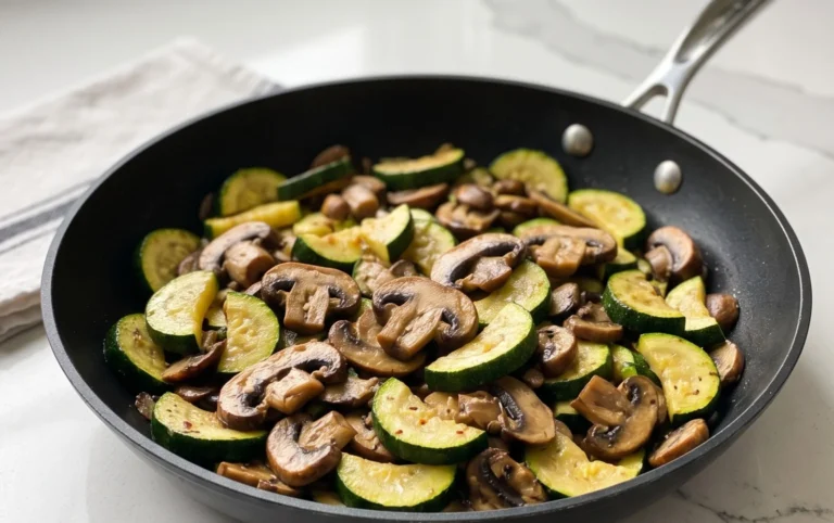 Skillet Zucchini and Mushrooms
