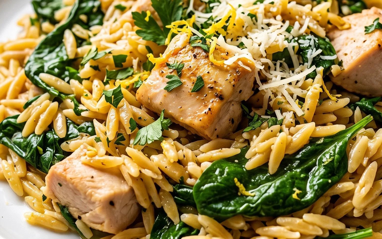 Chicken Orzo (30-Minutes, One-Pan)