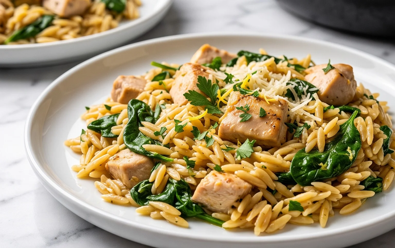 Chicken Orzo (30-Minutes, One-Pan)