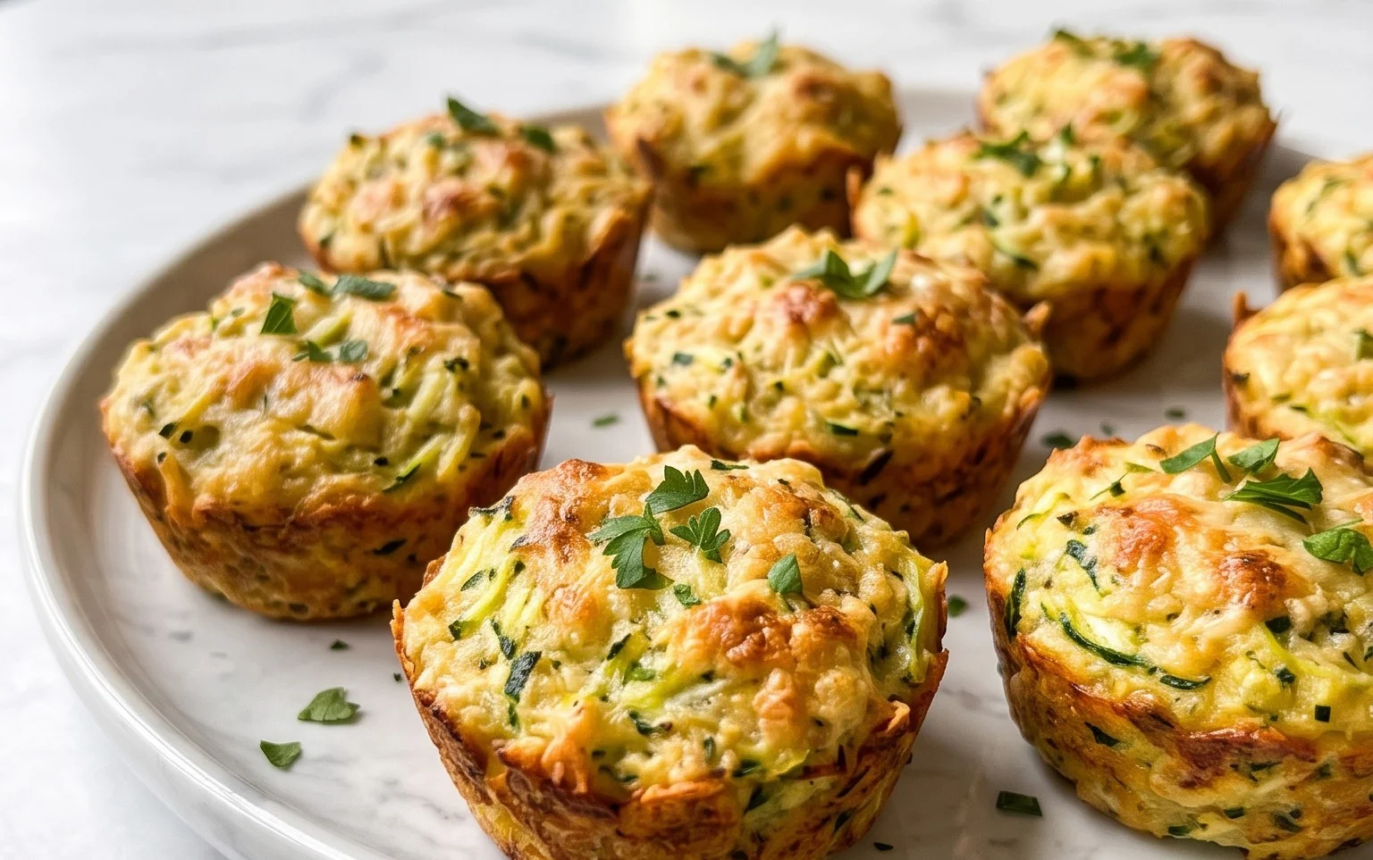 Zucchini Garlic Bites