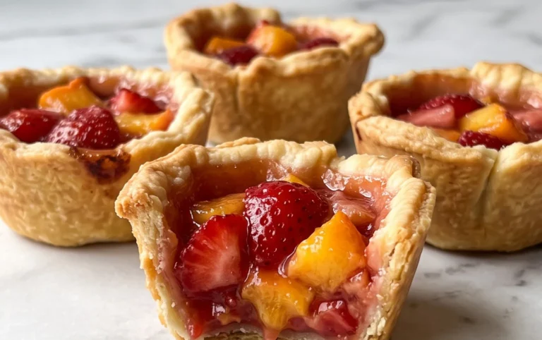 Strawberry Peach Pie Bites
