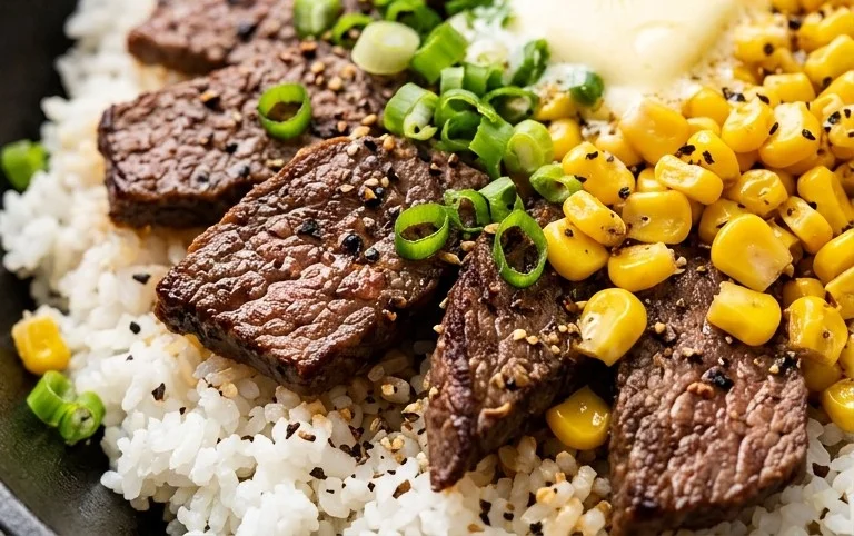 Beef Pepper Rice Bowl is a delicious meal option.