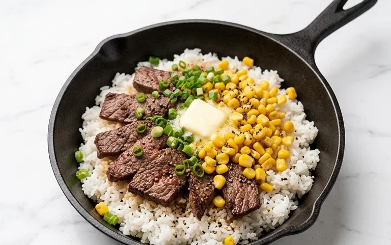 Beef Pepper Rice Bowl is a delicious meal option.