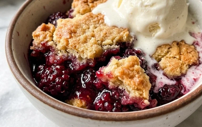 The Pioneer Women's Blackberry Cobbler