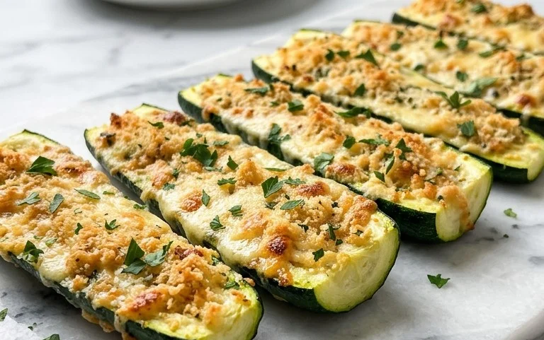 Baked Parmesan Zucchini