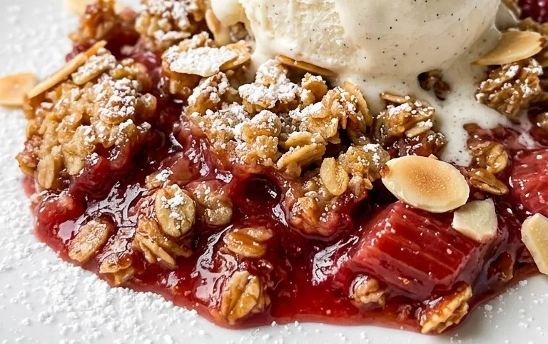 Easy Rhubarb Crisp