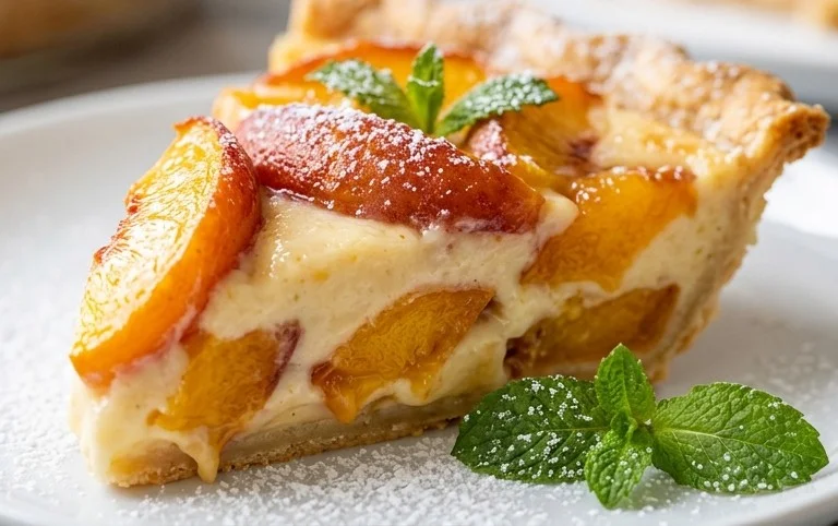 Peaches and Cream Pie