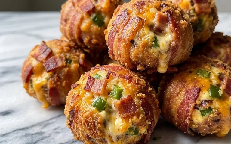 Beef Bacon Jalapeño Popper Cheese Balls