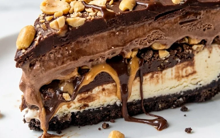 Buster Bar Ice Cream Cake